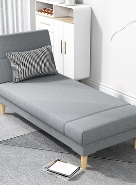 单人沙发床小户型会所休闲懒人两用贵妃躺椅折叠床午睡椅租房客厅