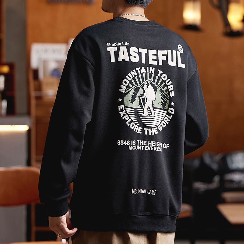 美式重磅卫衣男204新款春