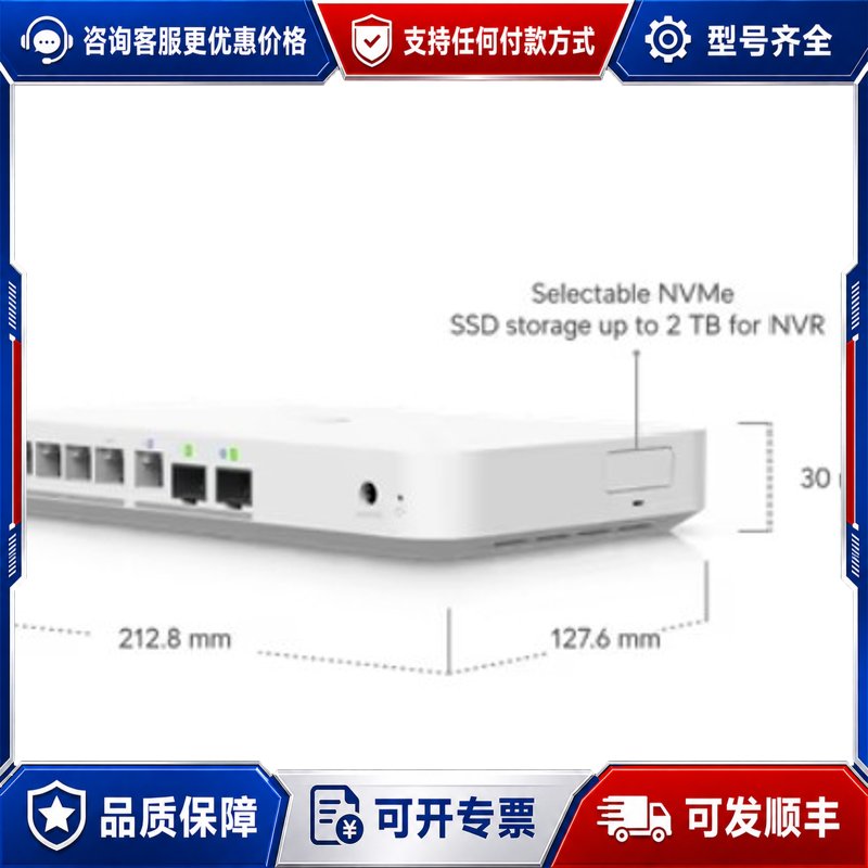 议价Ubiquiti优倍快UCG-Fiber 全网口支持2.5G可维修