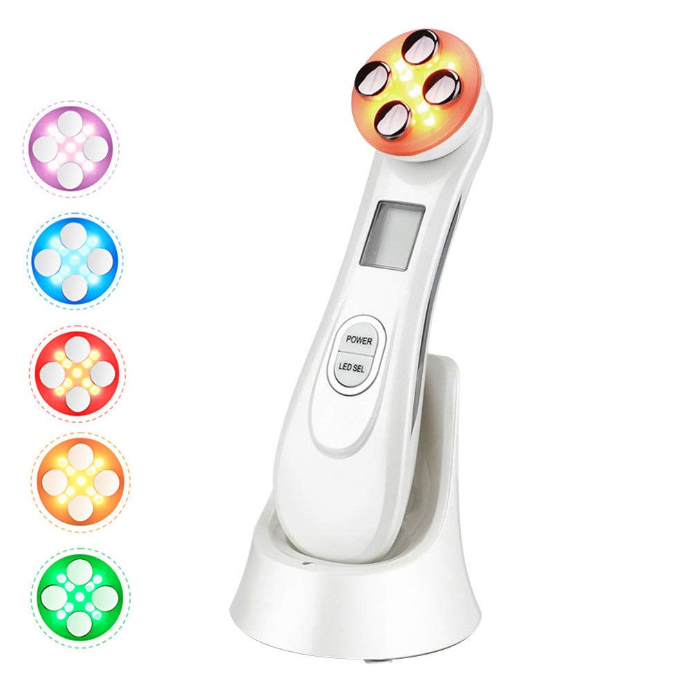 跨境ems微电流电穿孔无针提拉仪导入仪LED光子嫩肤美容仪器嫩肤仪