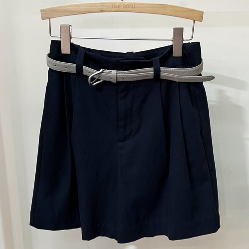 新款休闲高腰短裤女2025夏阔腿裤