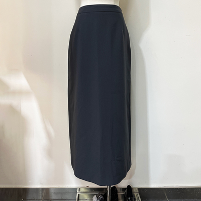 汤米诺秋装高腰缎面包臀半身裙