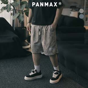 新款 潮酷漸變休閑直筒五分褲 男裝 短褲 2025年夏季 PANMAX潮牌大碼