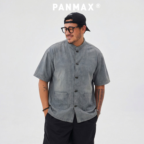 中式立领衬衫PANMAX大码
