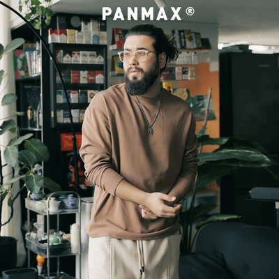 简约德绒打底长袖T恤鱼骨纹肌理