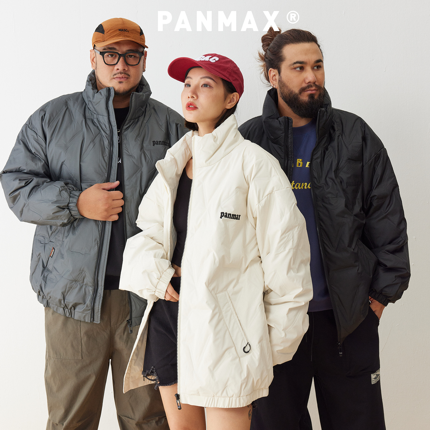 PANMAX潮牌大码轻薄款羽绒服外套