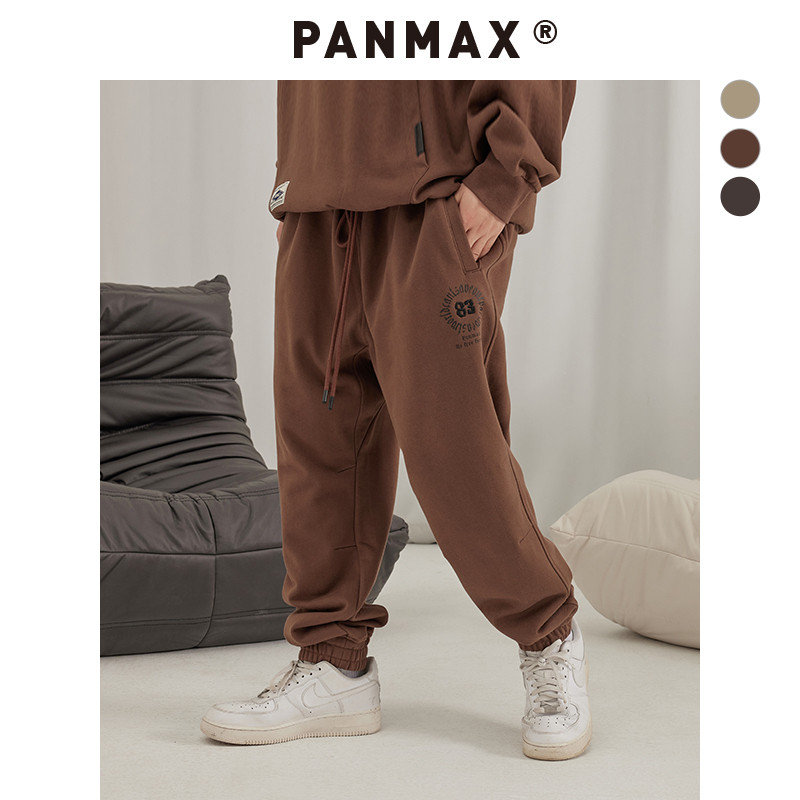 *PANMAX大码男装美式重磅卫裤休闲长裤男生裤子情侣百搭宽松潮秋