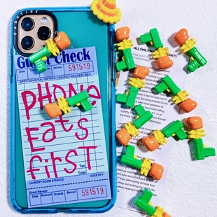 PINO淘气款盲盒piupiu弹簧小手枪奶油胶diy配件材料