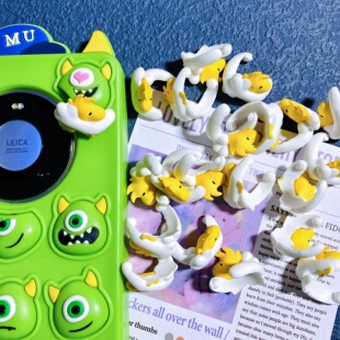 散货史努比糊涂塌客盲盒配件 奶油胶diy材料