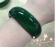 天然巴西玉髓玛瑙墨绿色手镯加宽加厚版 轮胎镯附国检证书赠送礼盒