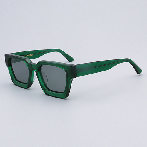 MOSCOT LEMTOSH太阳镜男大脸方形板材眼镜粗厚框复古绿色墨镜女款 - 封面
