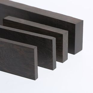 正品黑檀紫光檀刀柄贴片料手工雕刻发簪牌子料短刀剑鞘料定制批发