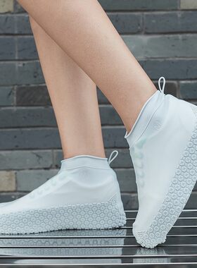 防水男女儿童耐磨防滑胶鞋雨鞋套