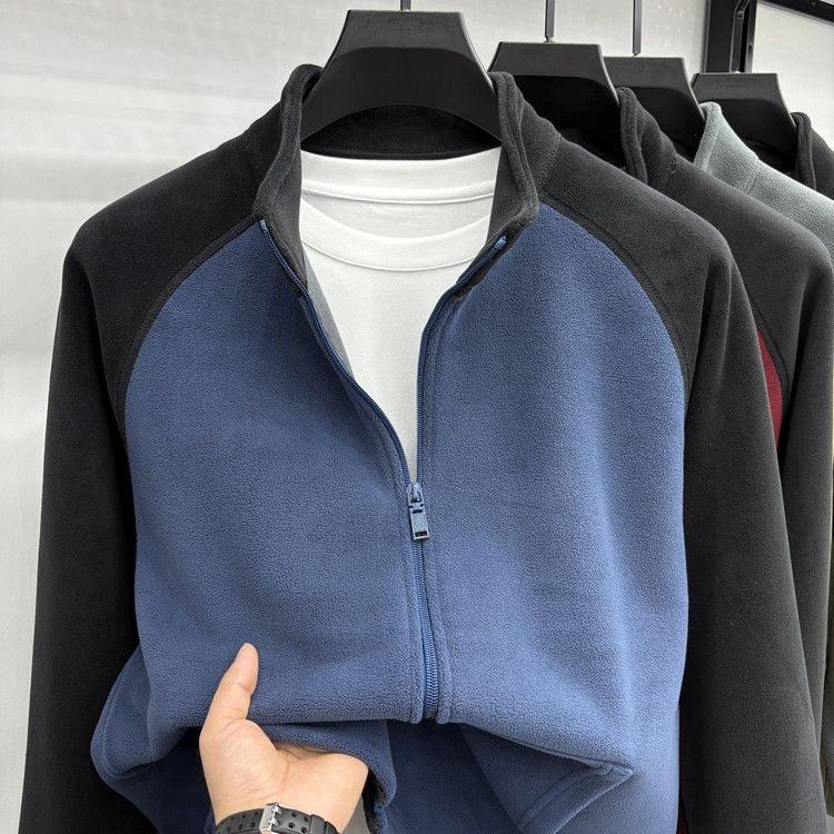 秋季防风奥粒绒立领男士卫衣