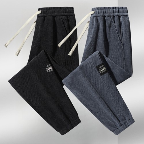 外贸大牌灯芯绒束脚裤