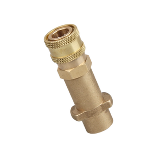 适用卡赫亿力4/5系绿田洗车机高压水枪PA泡沫壶自锁铜快接转接头