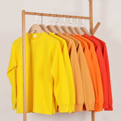 【小白家】鲜黄色重磅纯棉厚实女