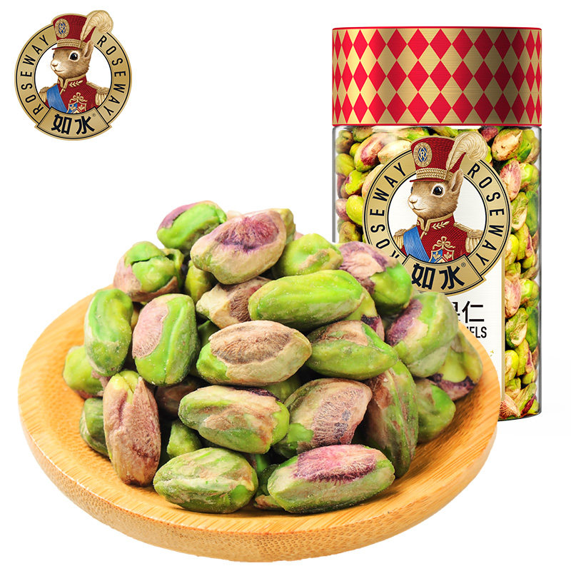 如水开心果仁160g无色素免剥壳健身无漂白休闲果仁坚果孕妇零食
