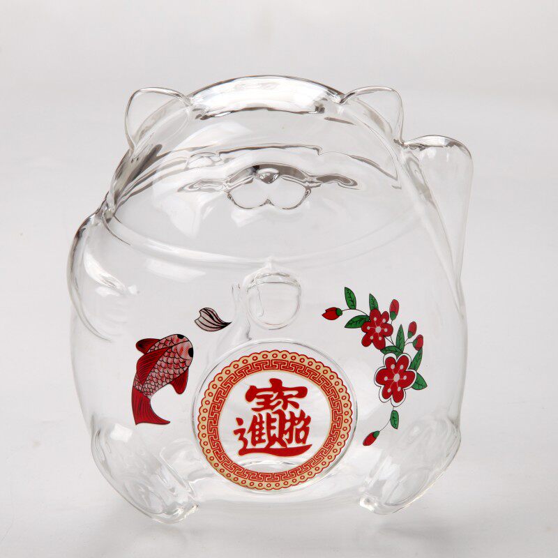 招财进宝存钱罐  小猫造型 贴储蓄罐