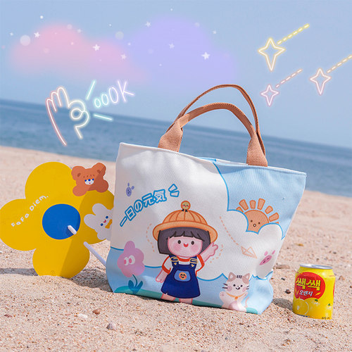 原创自制可爱卡通女包手提包小