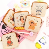 Оригинальная японская ткань, гигиеническая прокладка, сумка-органайзер, портативная вместительная и большая сумка, салфетки, из хлопка и льна