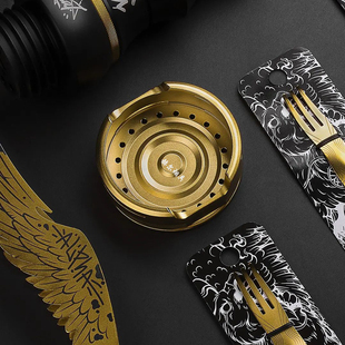 阿拉伯水烟碳隔套装 酒吧椰壳碳配套不锈钢水烟锅 全套免锡纸碳隔