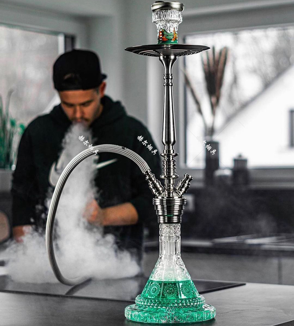德国mig 高档304不锈钢多管水烟壶 进口aztec全套shisha 酒吧ktv