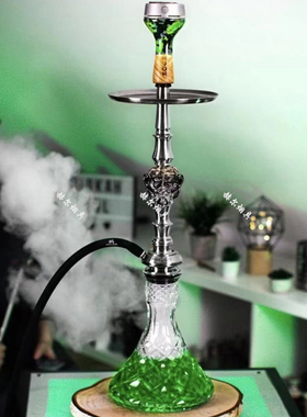 俄罗斯原版不锈钢单管水烟壶 Makloud X Helios Project 21 Hooka
