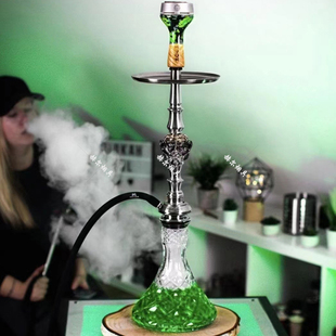 俄罗斯原版不锈钢单管水烟壶 Makloud X Helios Project 21 Hooka