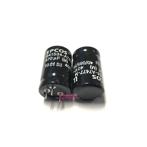 EPCOS 40V470UF 18X30 西门子B41534-A7477-M 三脚发烧音频电容