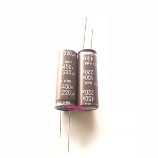 NCC 450V220UF 18X50 黑金刚KMQ系列 耐低温 220UF450V 引线