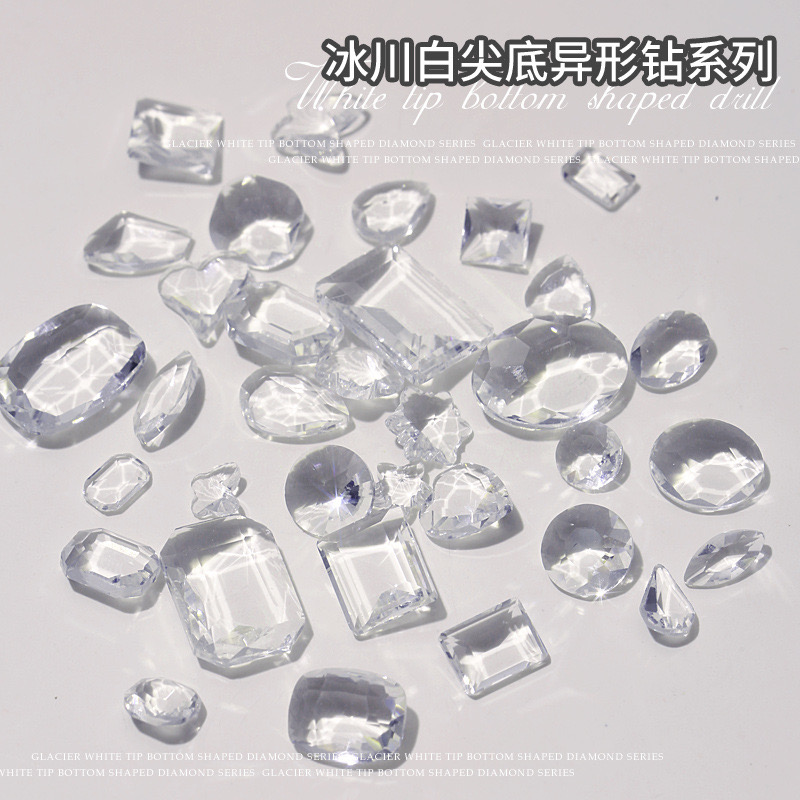 K9超闪透明尖底异形钻