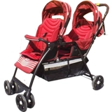 Brother, детская складная прогулочная коляска для близнецов с сидением, велосипед тандем, можно сидеть и лежать, амортизация