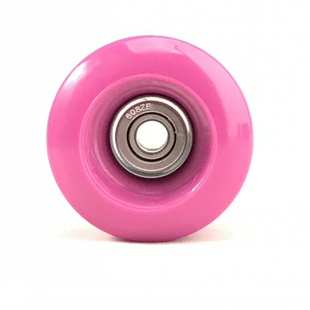 传统双排溜冰鞋轮子配件男女花式轮滑旱冰鞋轱辘一个两个轴承PVC