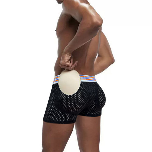 男士提臀平角内裤6415