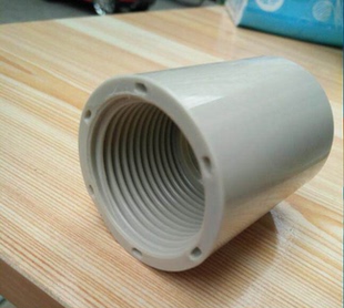 PP聚丙烯内牙直通内螺纹接头塑料水管直通内牙对接