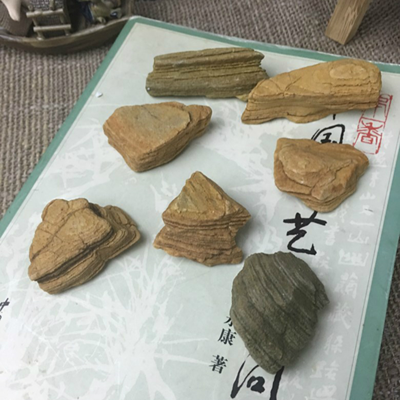天然奇石摆件 微盆景工艺品花盆好搭档 只是摆设
