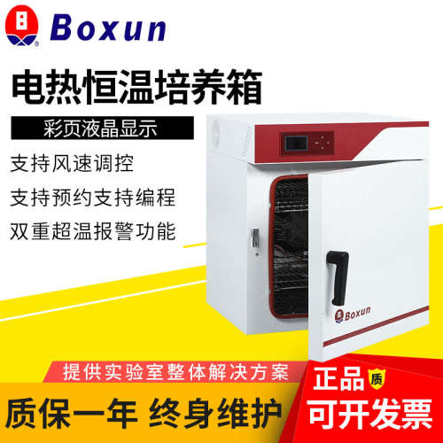 上海博迅BXP-65电热恒温培养箱烘箱样品实验室烘干不锈钢液晶显示