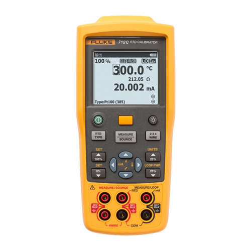 代理FLUKE福禄克F712C/F714C热电阻温度校准仪 热电阻校准仪