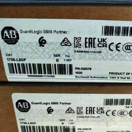 全新原装正品 AB罗克韦尔PLC模块 1756-L8SP   现货拍摄 议价出售