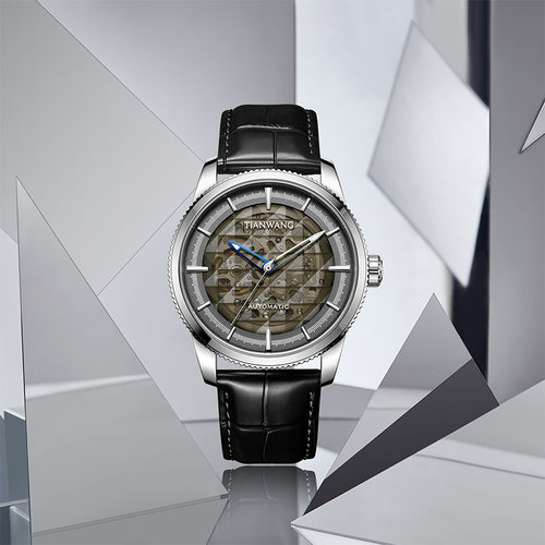 天王大表盘夜光男士机械表