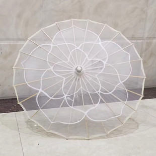白茉莉花伞茉莉情怀花开等归人学生儿童舞蹈道具傣族演出古典舞伞