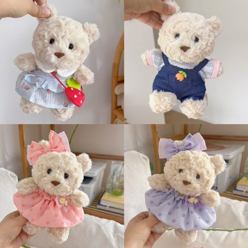 jellycat巴塞罗熊崽衣服18cm巴塞罗熊幼崽娃衣玩偶服装裙子春夏