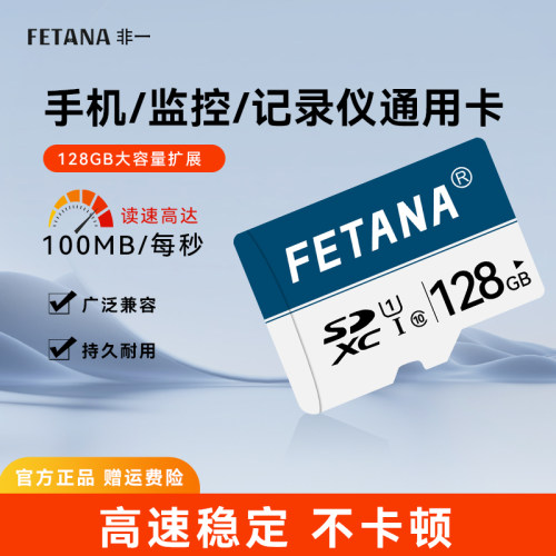 FETANA内存卡32G/64G/128G高速TF卡相机监控记录仪手机通用SD卡