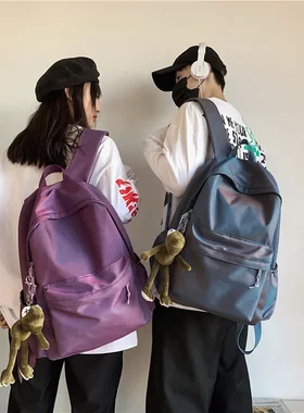 大号背包通用潮酷双肩包男韩版简约校园电脑书包大休闲旅行包