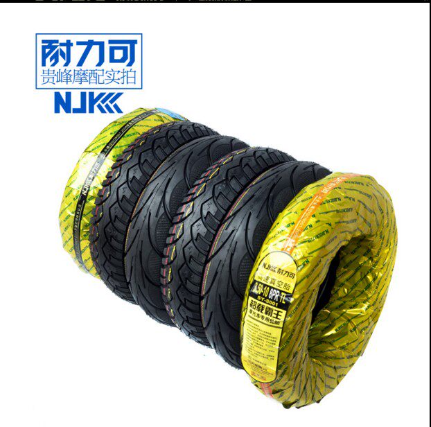 正品热熔防爆胎踏板摩托车轮胎3.50-10寸真空胎福喜巧格鬼火包邮