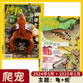 中国国家地理青少年版 共2本 自然科学探索动植物科普百科万物好奇号 2025年1月主题：蛇 2024年5月主题：龟 爬宠系列 博物杂志