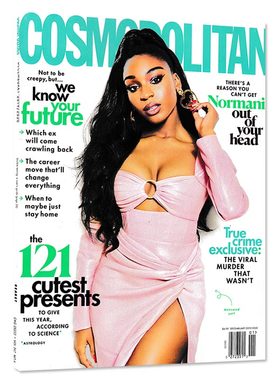 英文版 Cosmopolitan大都会时尚伊人杂志 2020年1月/2019年12月合刊 封面Normani诺曼尼