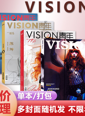 【可选】共4本VISION青年视觉杂志随机4本不限年限打包艺术与设计卷宗生活月刊摄影时装服装人文空间影像意大利非全年2021年2022年