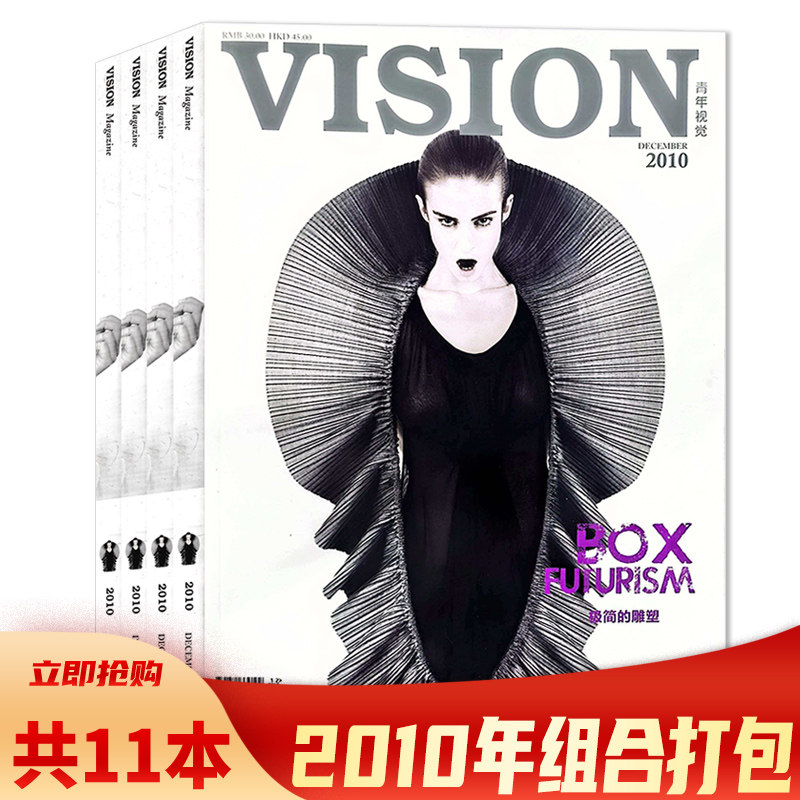 有磕碰磨损【共11本】青年视觉VISION杂志2010年1-2/3-12月全年珍藏组合打包 艺术与设计卷宗生活月刊摄影时装服装人文空间影像